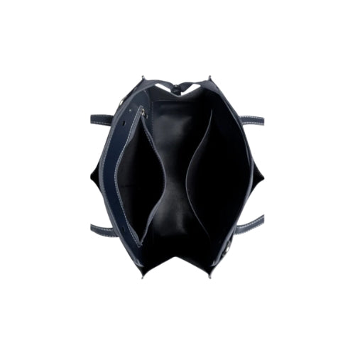 Zolvique Navy Blue Tote Bag with Crossbody Strap for Women