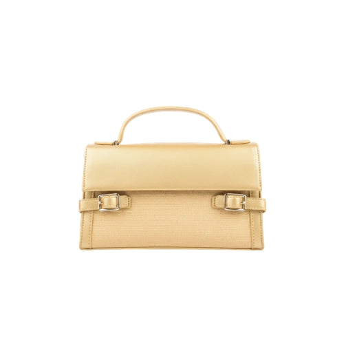 Zolvique Beige Top Handle Satchel Bag for Women