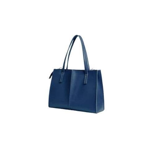 Zolvique Navy Blue Tote Bag with Crossbody Strap for Women