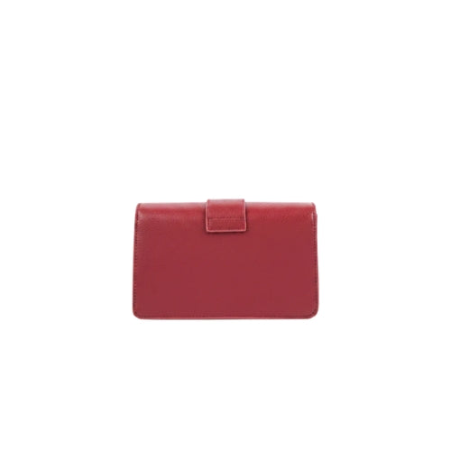 Zolvique Maroon Crossbody Bag with Buckle Strap for Women